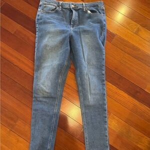 Topshop Blue Skinny Jeans